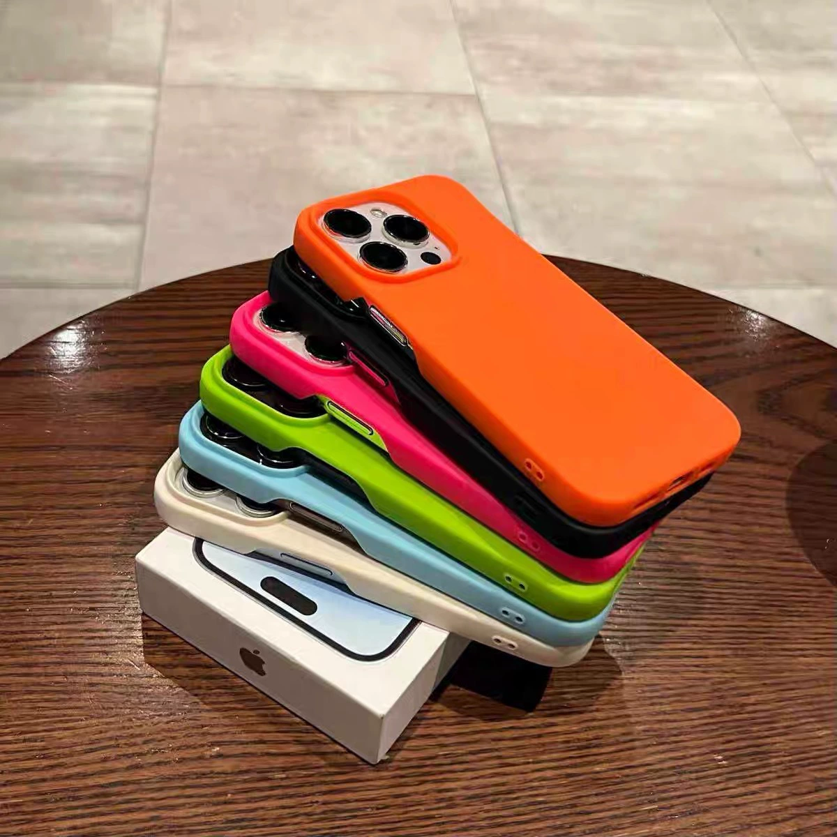 Смартфон-кейс совместимый с Apple, матовый iPhone 16, силиконовый защитный чехол, iphone, 17promax