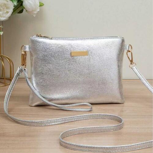 Pure Color Versatile Shoulder Bag Crossbody Small Square Bag Fashion Handbag Women's Single Strap 2025 New Style