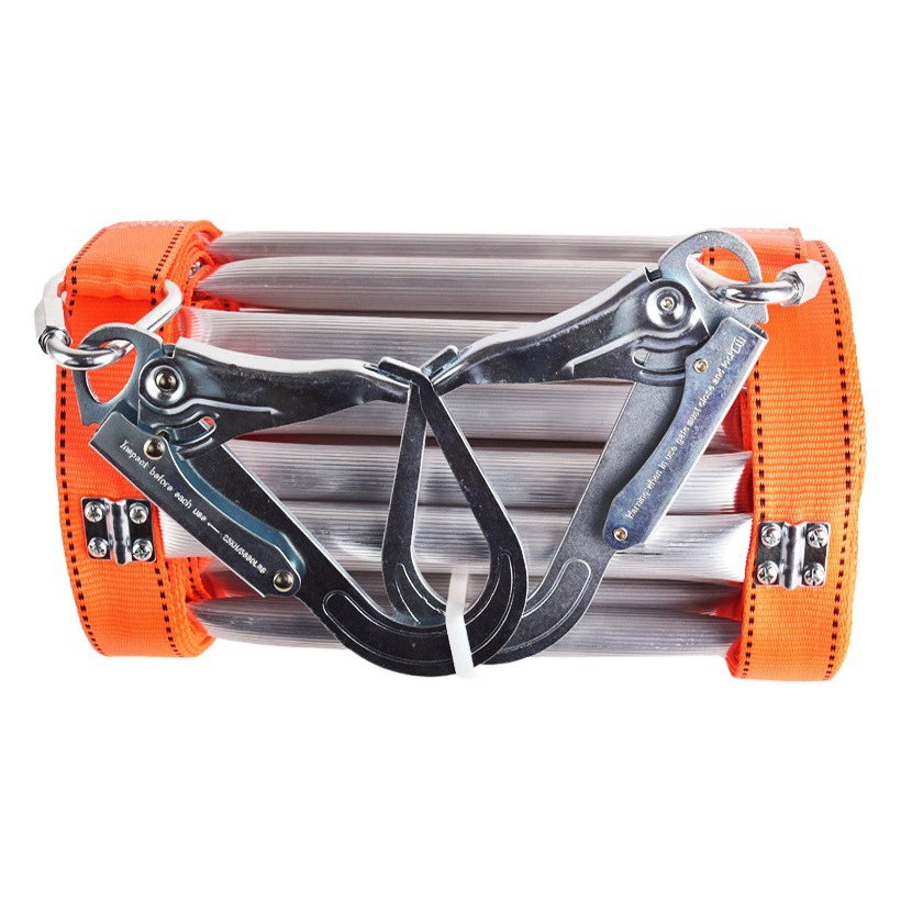 Мягкая лестница для экстренного спасения, спасательная лестница, смоляная лестница для высотных работ, мягкая лестница из полиэфирной ленты для восхождения на вертолет