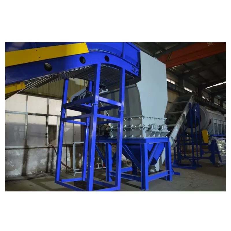 小型废旧塑料破碎机管材保险杠粉碎机全套矿泉水瓶大蓝桶破碎设备