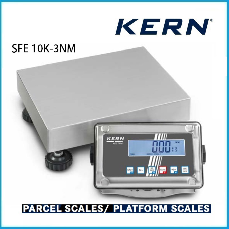15kg 平台秤 具有IP65和EC防尘和防喷溅保护 SFE 10K-3NM KERN品