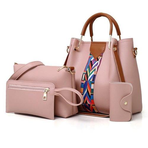 Women's bags  new European and American fashion four-piece set of mother-in-law bag portable shoulder crossbody bag bucket bag manufacturer wholesale