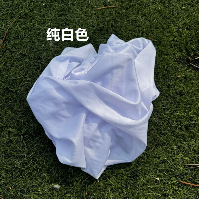 Tela de seda de leche de boda Tela elástica de doble cara Sala de bodas Tela de techo Tela decorativa de gasa de escenario de boda