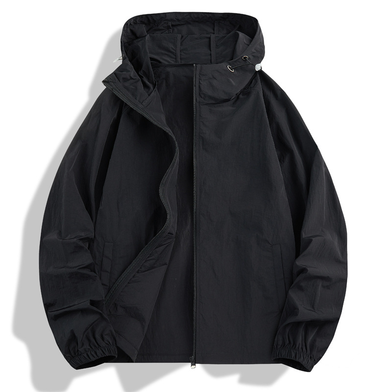 블랙 싱글 자외선 차단 의류