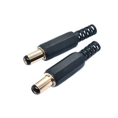 DC male DC power plug connector 005/022B round hole terminal 5.5-2.1/2.5/3.5mm male