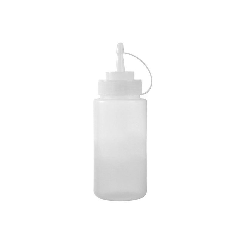 Botella de salsa de extrusión de orificio único 350ml