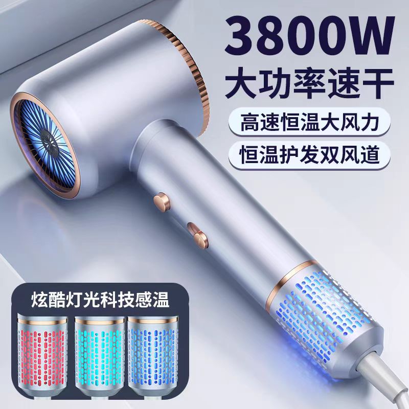 German Hair Dryer for Home Hair Salon and Barber Shop with High Power, Strong Wind, Quick Drying, Negative Ion Hair Care and Mute