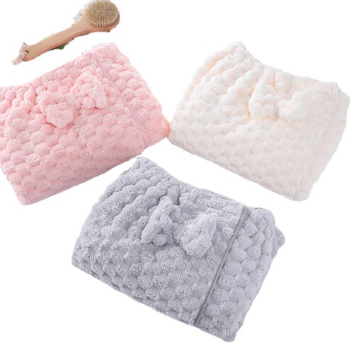 Yunduoge Coral Velvet Bath Skirt Wholesale Summer Tube Top Ladies Can Wrap In Towel Home Soft Absorbent Cute Bath Towel