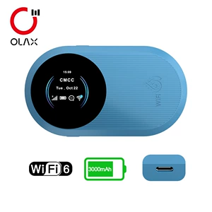 A10S Двойной диапазон 2,4 ГГц 5 ГГц портативный Wi-Fi 3000MAH Portable