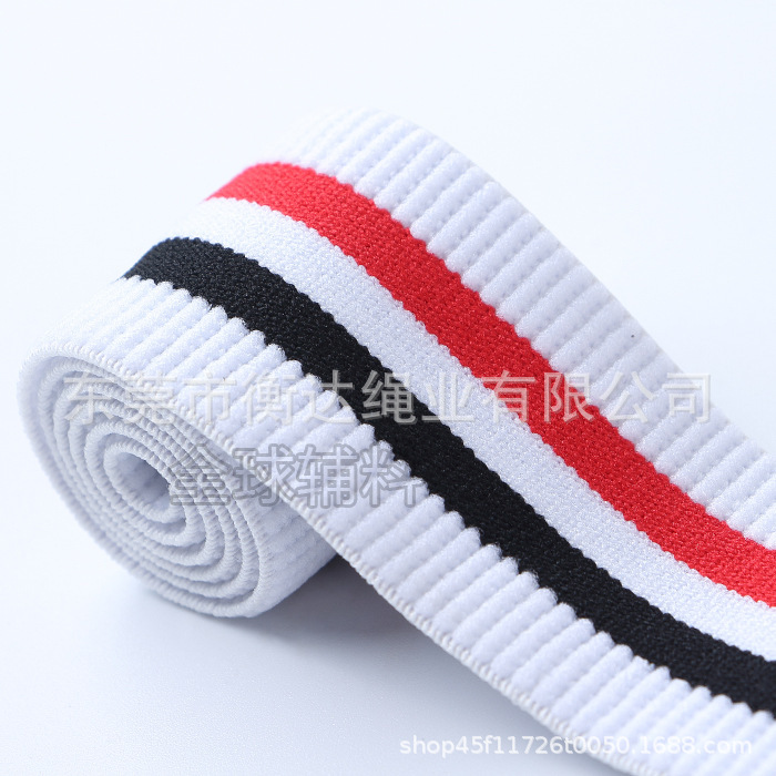 Mayorista spot 4cm de nylon de alta elasticidad color rayas elásticas ropa interior ropa interior accesorios