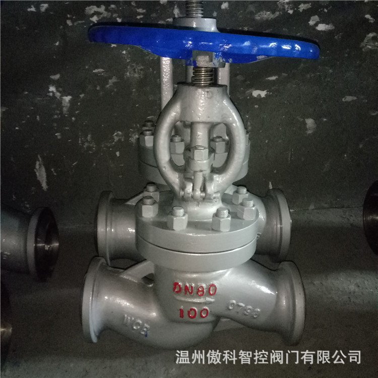 手动焊接截止阀 焊接式手动截止阀 手动铸钢截止阀 DN80 J61H-25C