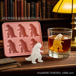 Cross-border independent station new 3D Monster Ice Mold silicone ice cream mold