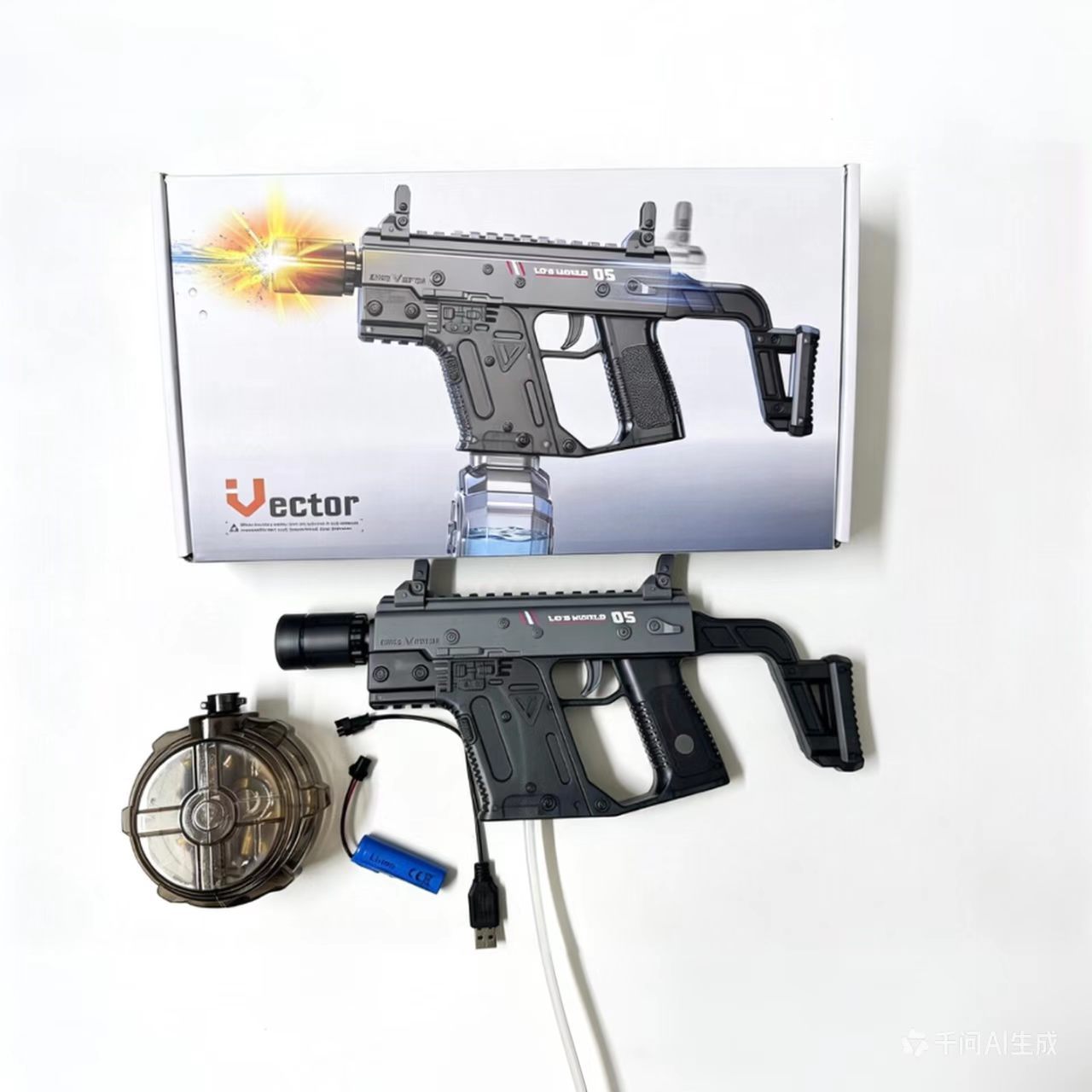 Pistola de agua eléctrica de descarga continua de Victor con mano de absorción automática de agua de pulso de alta capacidad