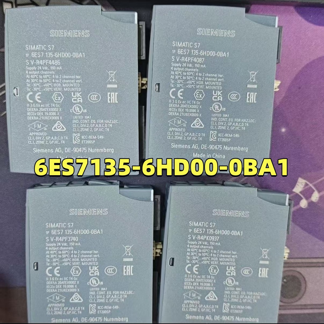 6ES7135-6HD00-0BA1ET200SP模拟式输出端模块6ES71356HD000BA1