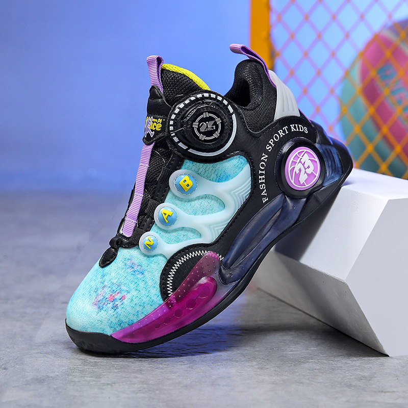Breathable Women's Casual Running Shoes With Rotating Button_voghion.com