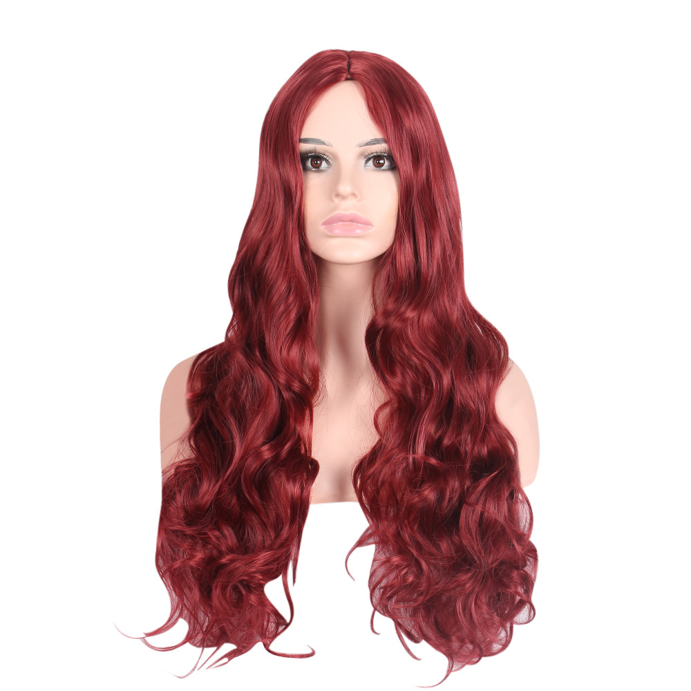 Women's Lolita Casual Street High Temperature Wire Long Bangs Long Curly Hair Wigs display picture 3