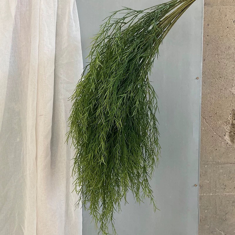 Internet Celebrity Popular Simulated Green Plants, Reed Grass, Asparagus, Florist's First Choice, Wedding Floral Arrangement, Hand-Held Flowers