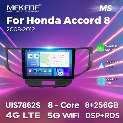 Suitable for 09-13 Honda sipelarui Accord8 Acura TSX car large screen Android Navigator