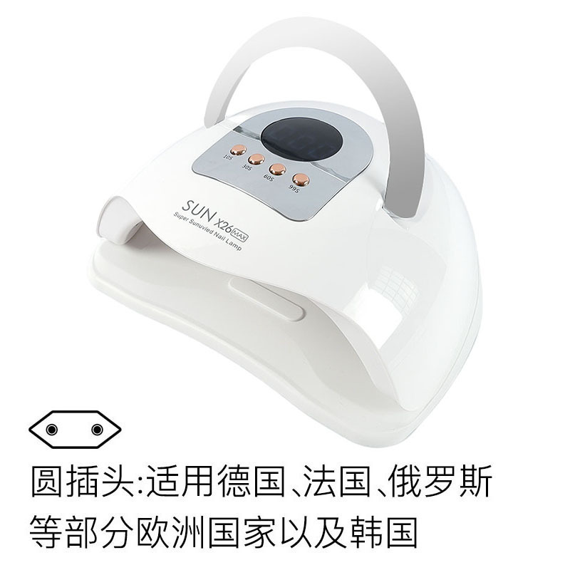 Enchufe estándar europeo de luz roja blanca (para Alemania, Francia, Rusia, Corea del Sur y otros países)