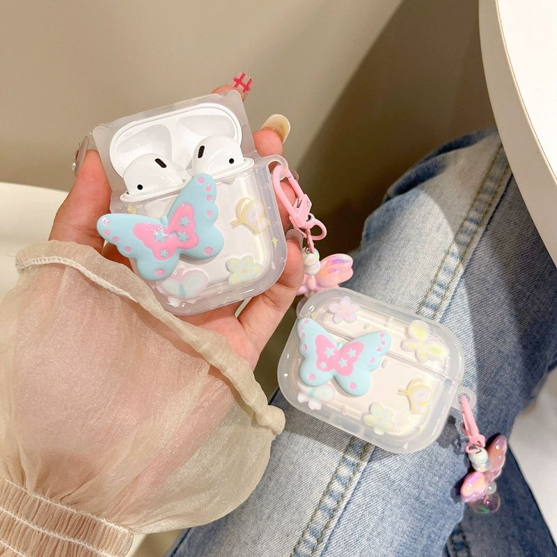Japón y Corea ins Star Butterfly para Apple AirPods4 auriculares cubierta protector AirPodsPro3 auriculares cubierta