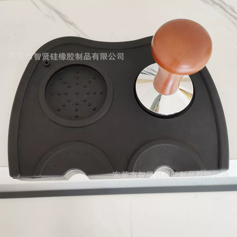 硅胶咖啡压粉垫转角填压垫咖啡机手柄放置垫厂家批发咖啡配套器具