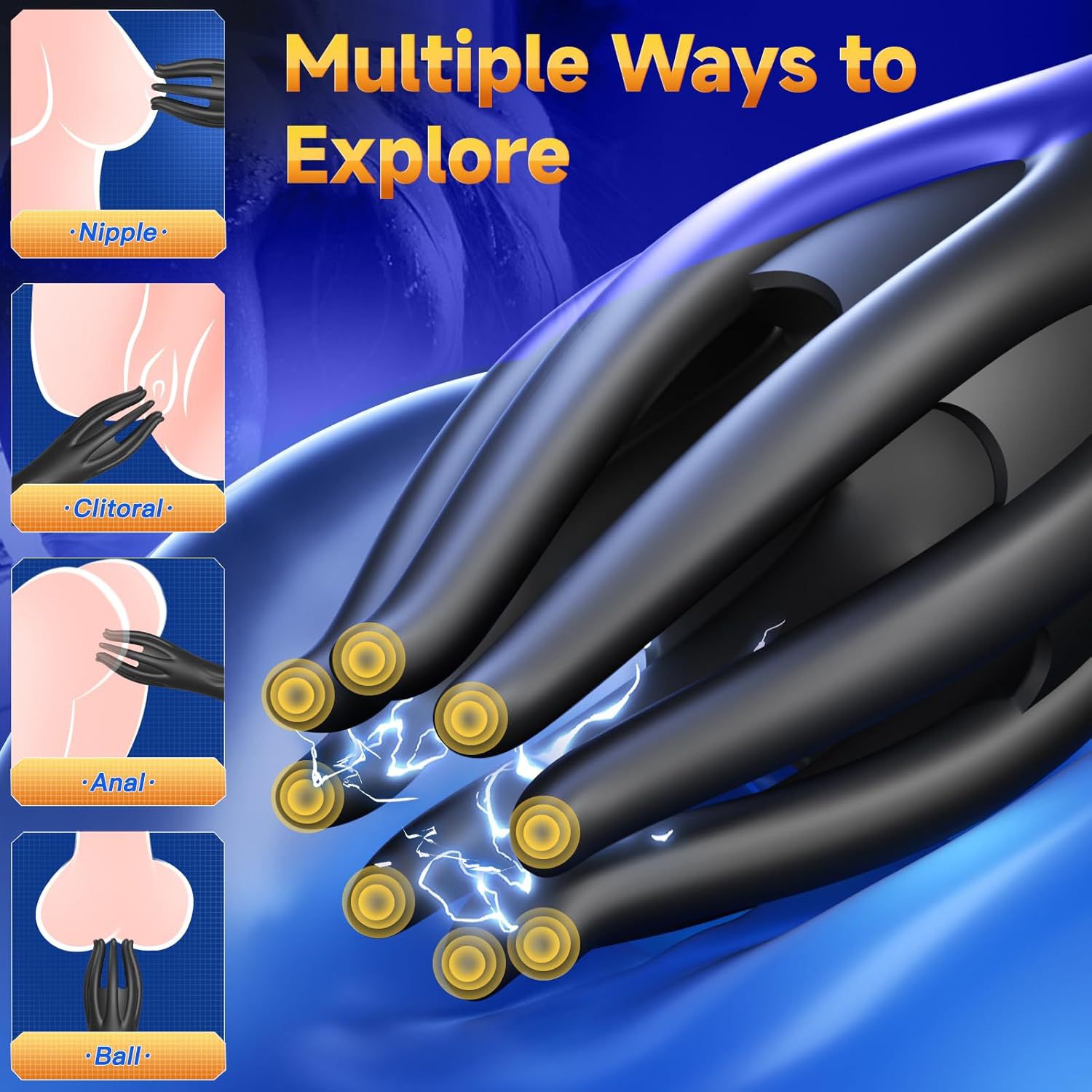 360° Prostate Massager with 10 Vibration Modes and Button Control — detail image 10