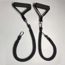 一字拉力器健身训练器防断拉力带俯卧撑板拉绳单车拉绳