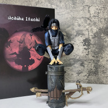 アニメナルトフィギュア卸売うちはしゃがむイタチ暗部アニメ周辺モデル装飾品フィギュア工場