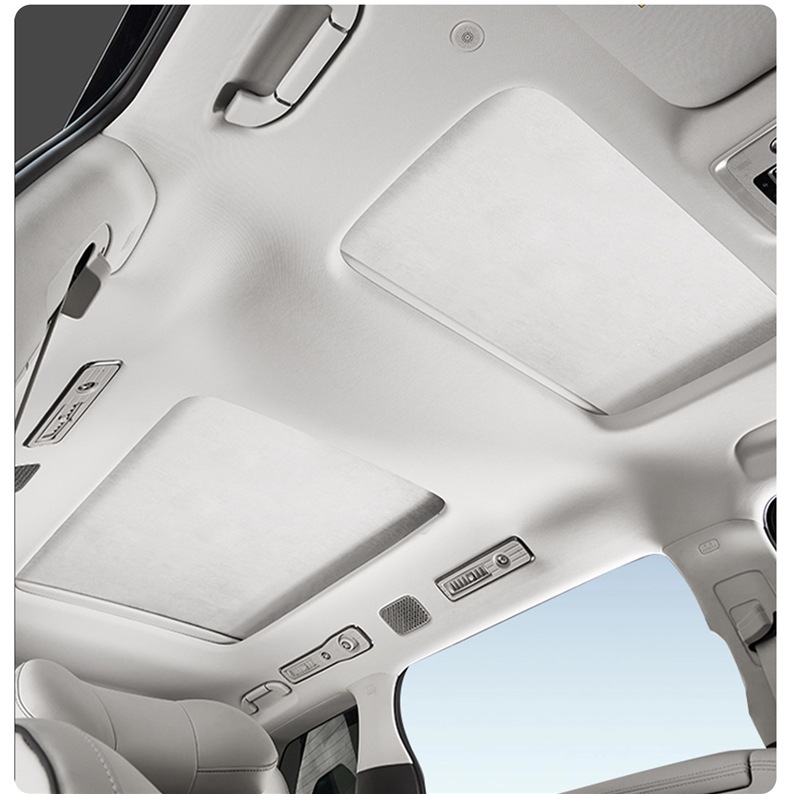 Suitable for the first and second generation Denza D9, specialized electrostatically attached sunshade curtain for the car's sunroof, retractable panel modification part