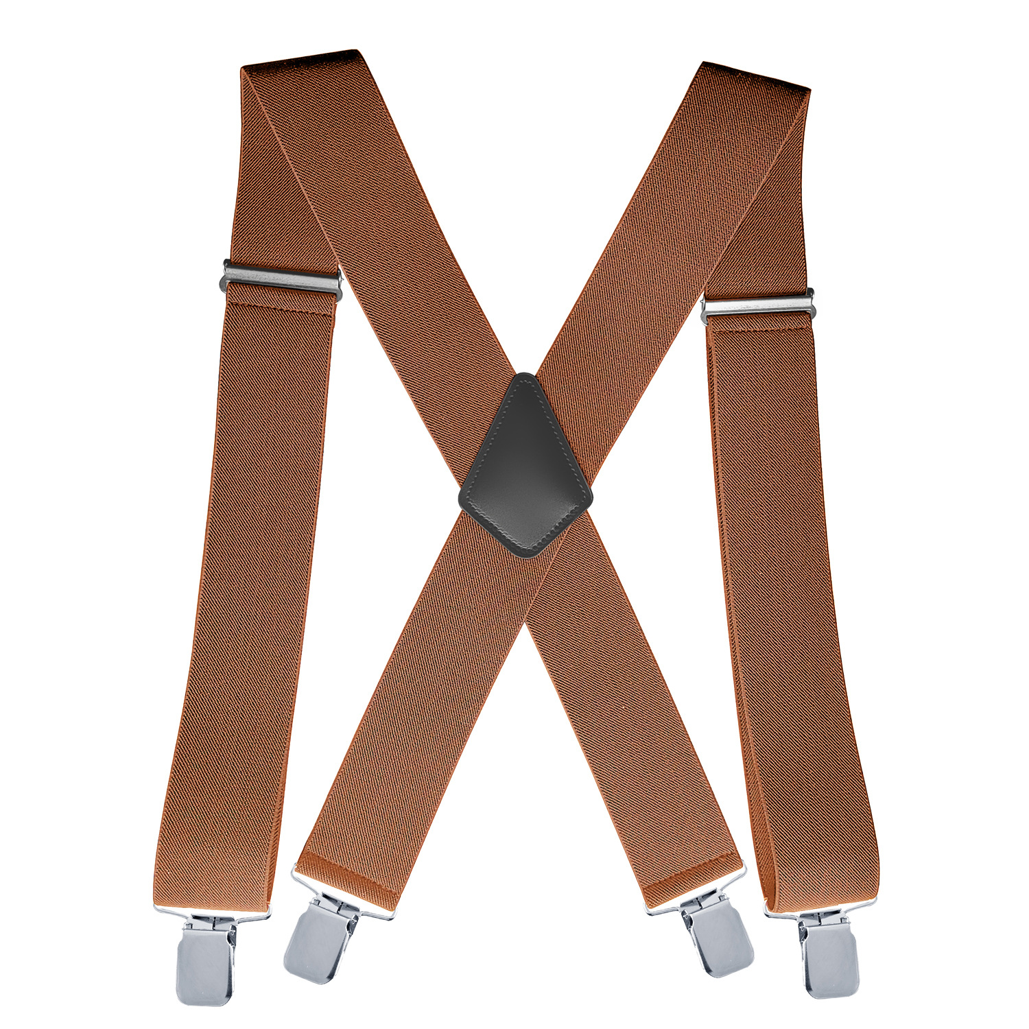 Fuente de la fábrica 5cm hombres adultos casual suspender elástico poliéster overoles suspender clip