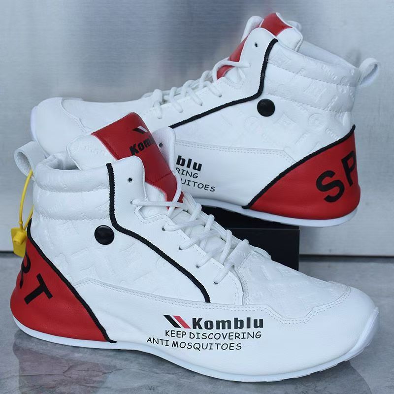 Primavera y otoño zapatos de correr de cuero de alto impacto para hombres nuevos zapatos de correr de estilo padre, moda casual, zapatos deportivos de hombre