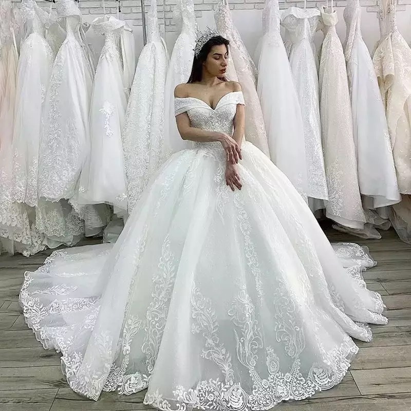 Wedding Dress 2021 Lace Ball Gown IBrida...