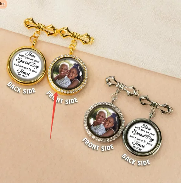 DIY Export Pendant Graduation Season Holiday Commemorative Gift Brooch Pin Tray Photo Bouquet Pendant