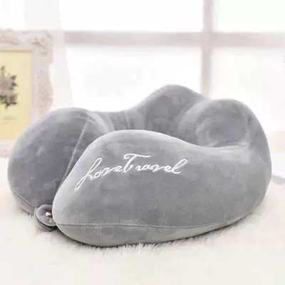 U-Shaped Pillow Neck Pillow Cervical Headrest - owner-recommend-upgraded-gray-default