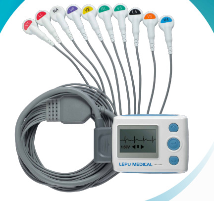 Comercio Exterior 12 conductores de ECG dinámico en inglés