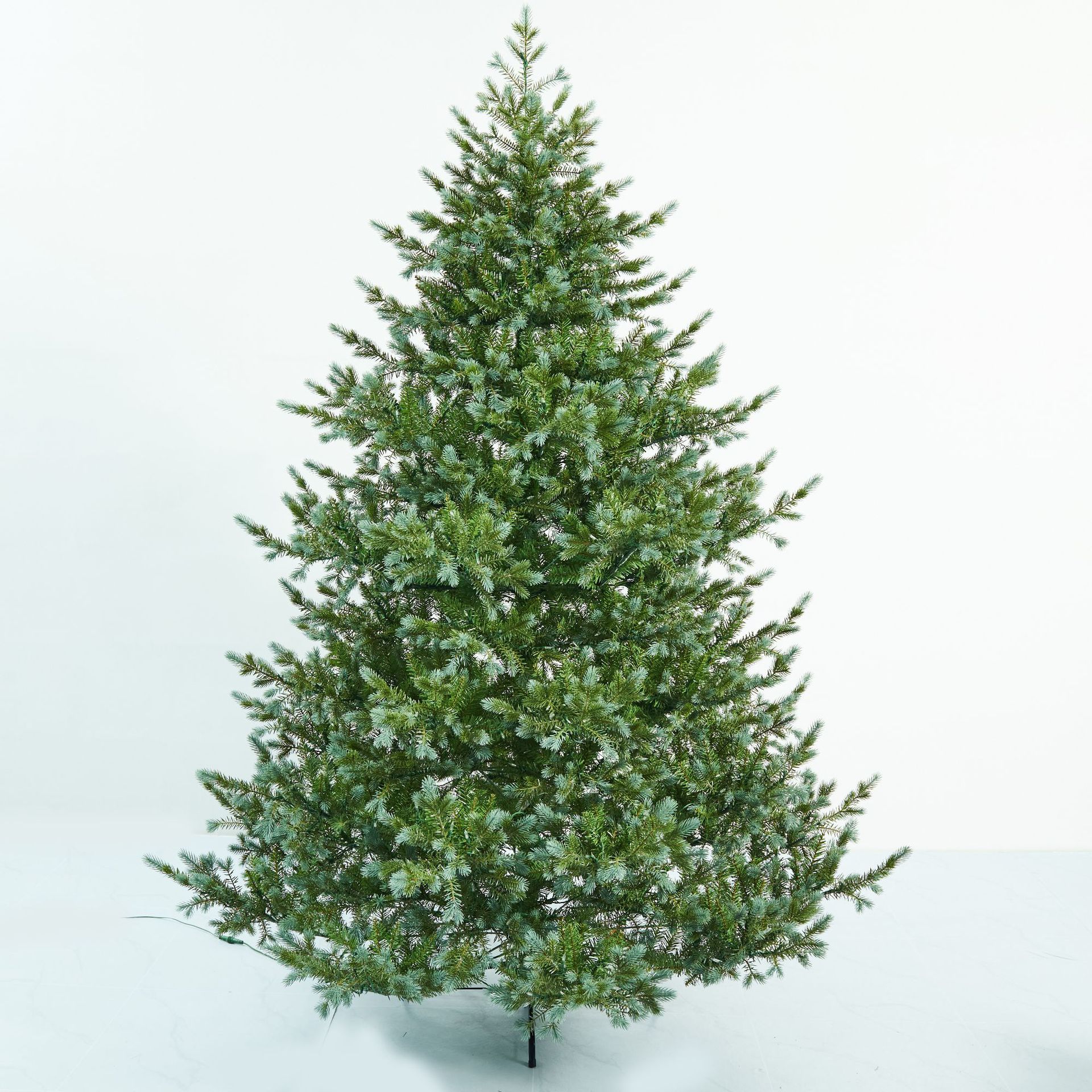 Fuente fábrica decoración navideña PE de alta gama árbol de Navidad híbrido simulación protección del medio ambiente verde árbol automático especial transfronterizo