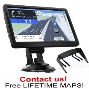 7 düymlük GPS naviqator, avtomobillər, yük maşınları və furqonlar üçün, portativ HD, Avropa və Şimali Amerika