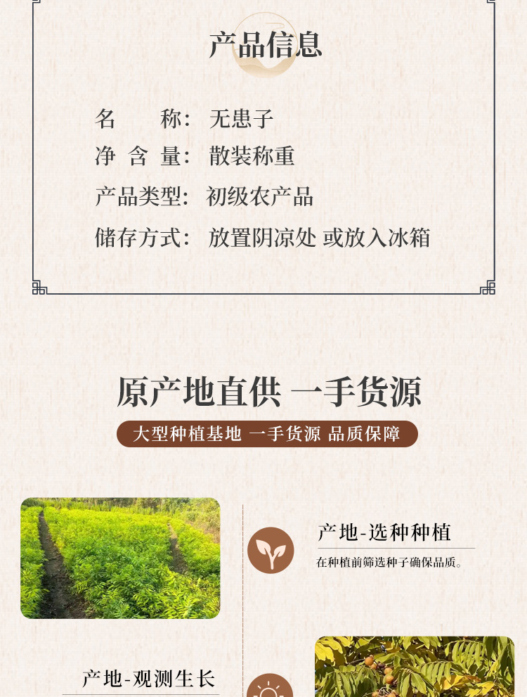 Dried Soapberry Husk Wu Huan Zi Shell Natural Soapnut Peels 500g quality and texture