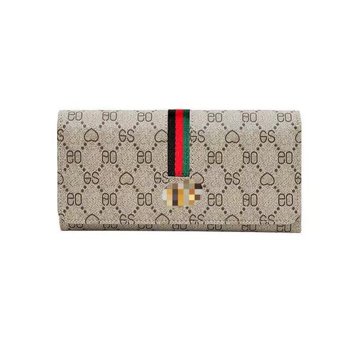 Wholesale New European and American Foreign Trade Women's Long Wallet Simple Multi-functional Clasp Soft Leather Purse Fashion Women's Long Bag