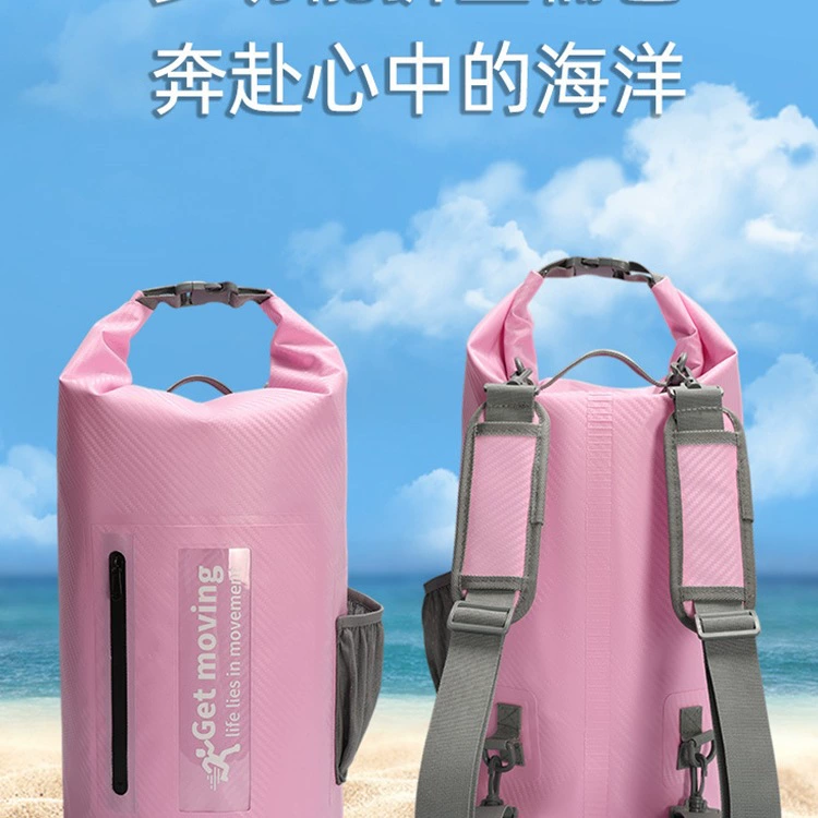 Водонепроницаемая сумка для дайвинга, герметичный рюкзак, можно использовать в воде, большая вместимость, рафтинг на открытом воздухе, легкий вес, портативный для плавания