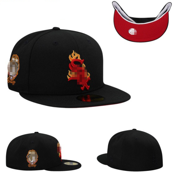 Transfronterizo 2024 Los Ángeles Dodge Grand Valley Gorra de béisbol ganadora plana Sombrero de ala plana no ajustable completamente cerrado