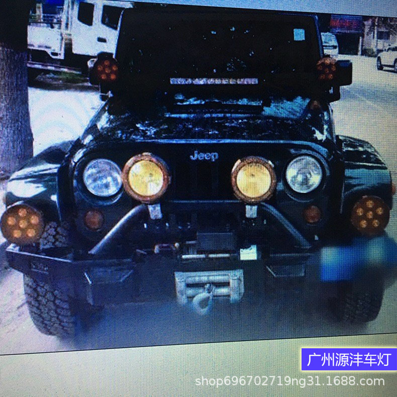 New Product 9inch Hid Xenon Driving Lights 12V35W Off-Road Vehicle Modified Lights Round Auxiliary Truck Fog Lights Roof