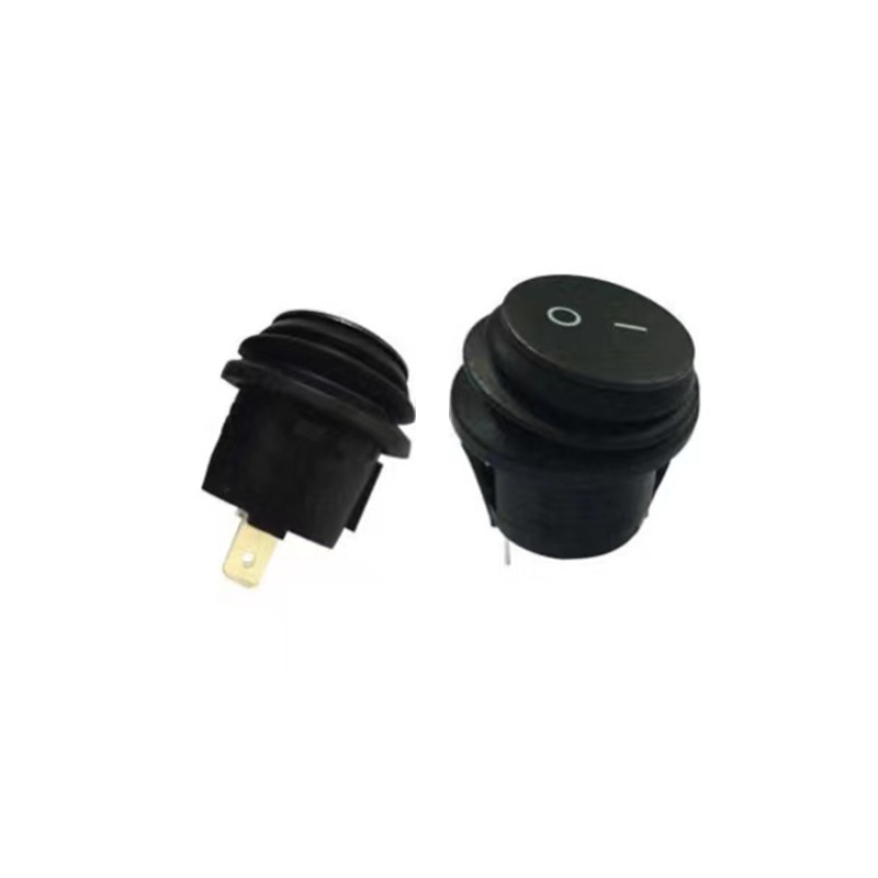 IP65等级防水船型开关 防水翘板开关 医疗防水圆形两档开关批发