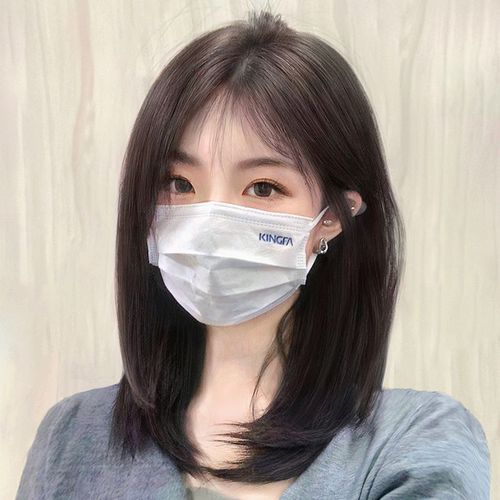 Wig for women with long hair  new full head hood, simulated hair, short hair, natural whole clavicle, bob wig set