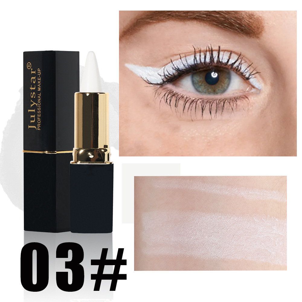 Julystar's new rich and colorful natural waterproof eyeliner gel is easy to apply, dries quickly and provides long-lasting moisture undefined
