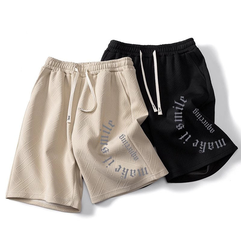 Summer Thin Casual Cute Printed Shorts Men's Knee-free Pants Quick-drying Sports Ice Silk Casual Shorts Summer Thin Casual Cute Printed Shorts Men's Knee-free Pants Quick-drying Sports Ice Silk Casual Shorts