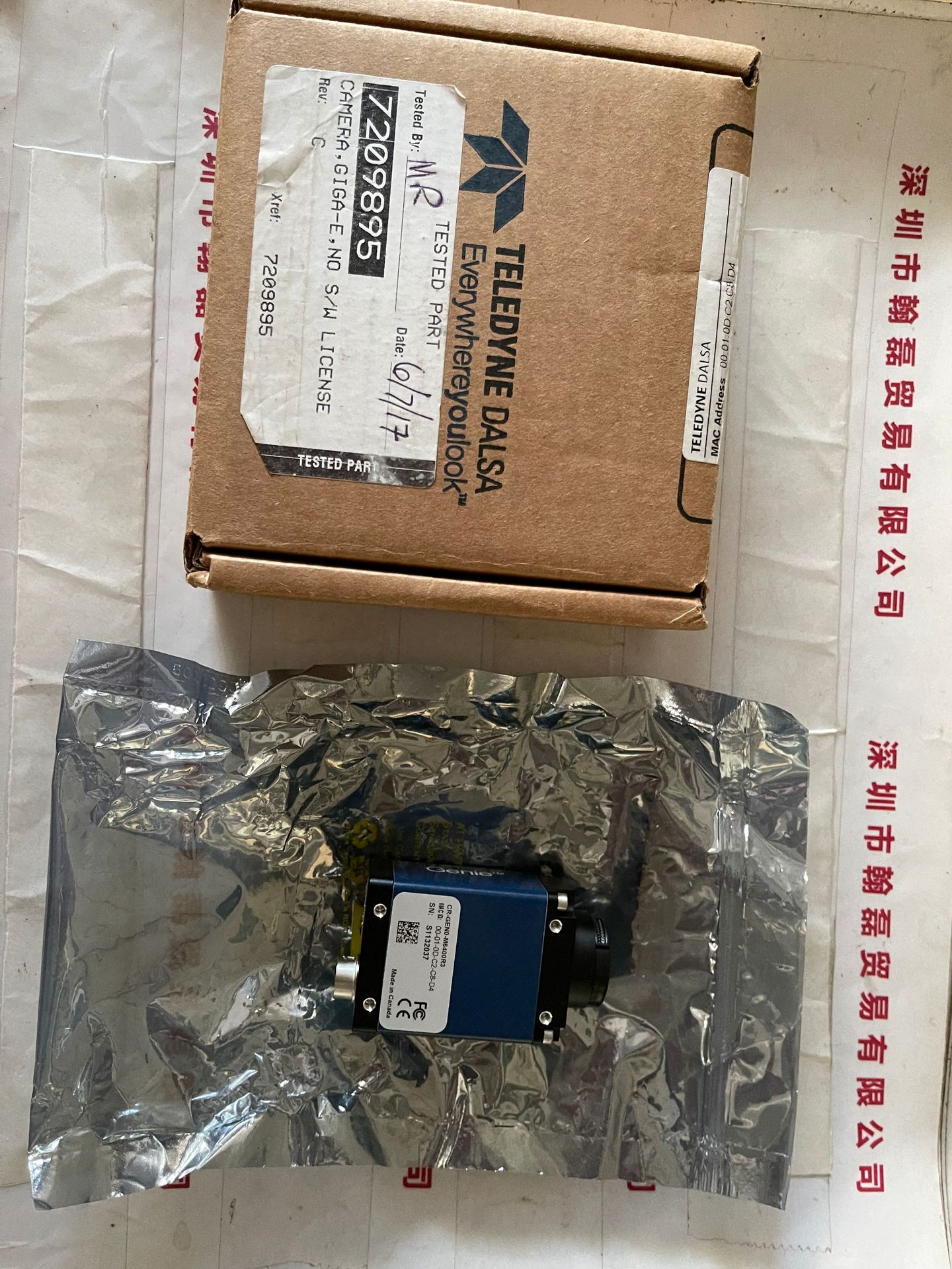 加拿大DALSA达尔萨           CR-GEN0-M6400R3         工业相机