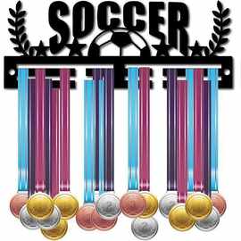 跨境亚马逊奖牌架运动员挂钩挂式铁制粘钩家用足球棒球主题