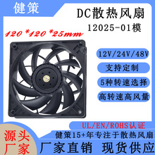 ����JC120025-01ϵֱ��12V24V48V 2/3/4�� ��ҵ����ɢ�ȷ���