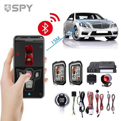 Boats automobile remote control 1500 start-up Burglar alarm Bidirectional Bluetooth PKE Ignition Long-range shock Alarm